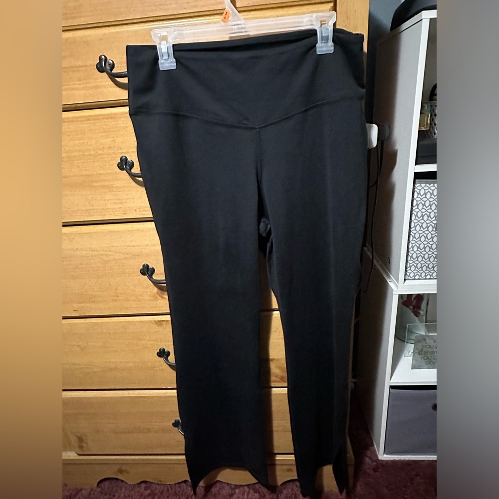 Danskin Flare Black Leggings XL